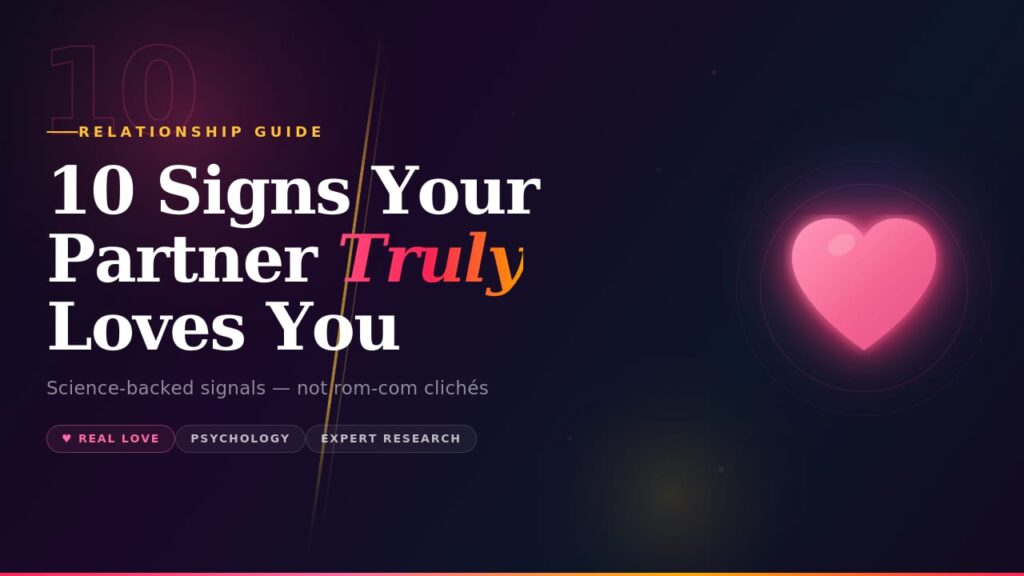10 Signs Your Partner Truly Loves You 10 Signs Your Partner Truly Loves You